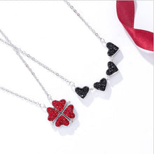 Load image into Gallery viewer, Red Clover BEST SELLER 4 Leaf clover Pendant