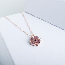 Load image into Gallery viewer, Red Clover BEST SELLER 4 Leaf clover Pendant